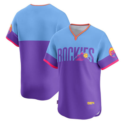 Colorado Rockies Purple-Light Blue MIKSHPS 2025 City Connect Limited Jersey