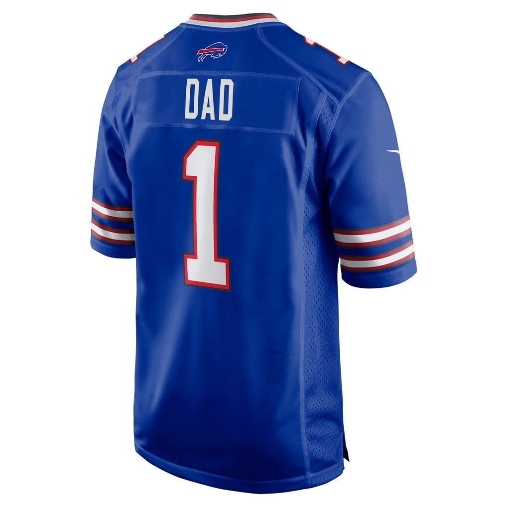 B.Bills Number #1 Dad Royal MIKSHPS Game Jersey