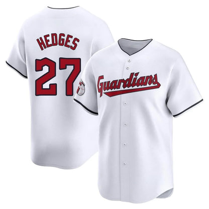 Cleveland Guardians #27 Austin Hedges Player White MIKSHPS Limited Home Stitched Jerseys