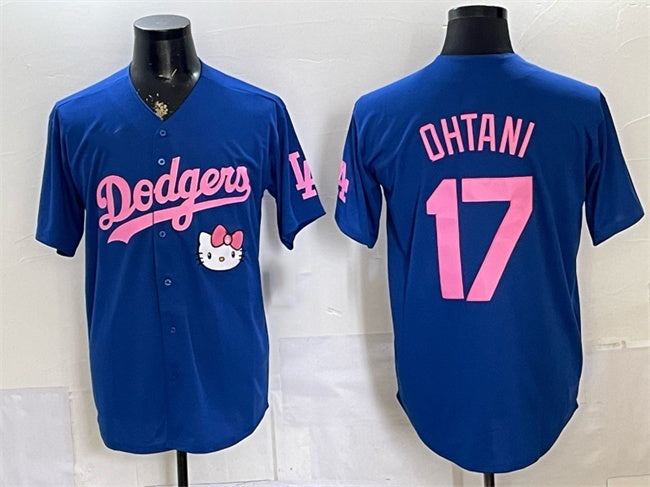 Los Angeles Dodgers #17 Shohei Ohtani Royal MIKSHPS 2025 Hello Kitty Vapor Limited Stitched Jersey