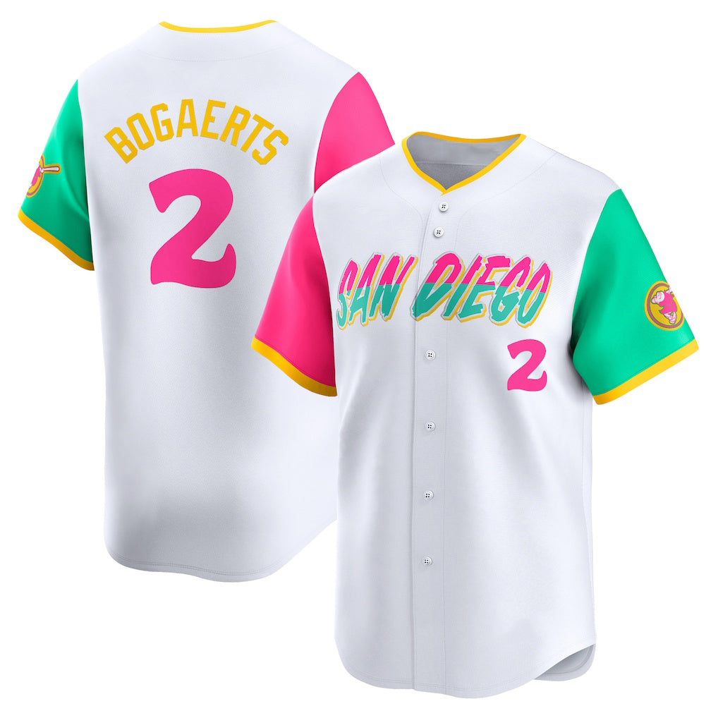 San Diego Padres #2 Xander Bogaerts White MIKSHPS City Connect Limited Player Jersey