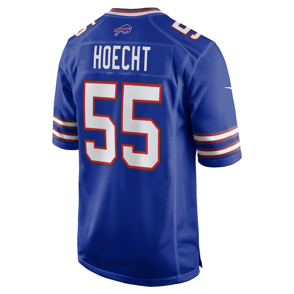 B.Bills #55 Michael Hoecht Royal MIKSHPS Team Game Jersey