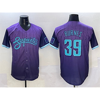 Arizona Diamondbacks #39 Corbin Burnes Purple MIKSHPS 2025 City Connect Limited Stitched Jersey