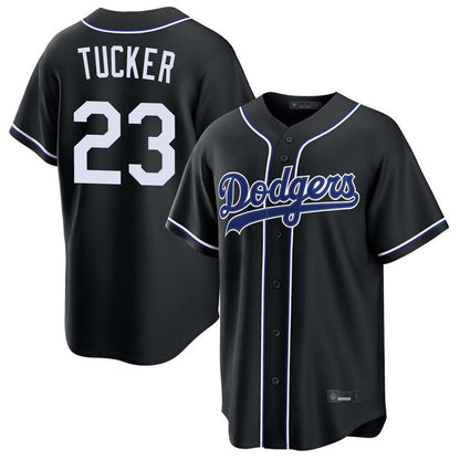 Los Angeles Dodgers #23 Kyle Tucker Player Black MIKSHPS Carbon Limited Home Stitched Jerseys
