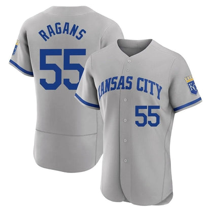 Kansas City Royals #55 Cole Ragans Player Gray MIKSHPS Limited Elite Home Game Stitched Jerseys
