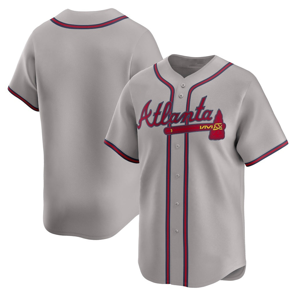 Atlanta Braves Gray MIKSHPS Road Limited Jersey