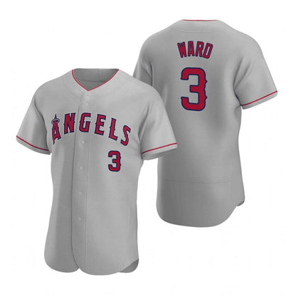 Los Angeles Angels #3 Waylor Ward Grey MIKSHPS Flex Base Stitched Jersey