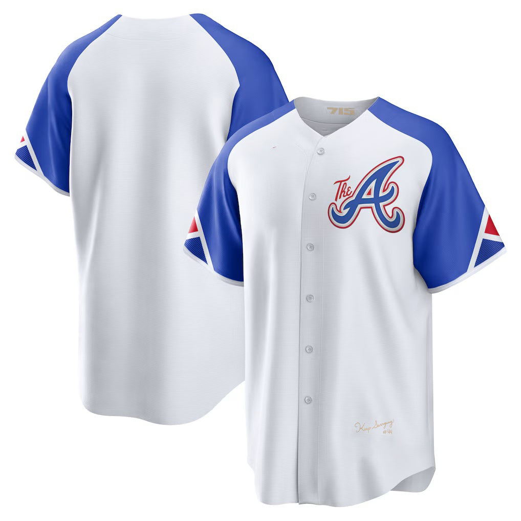 Atlanta Braves White MIKSHPS 2023 City Connect Replica Jersey