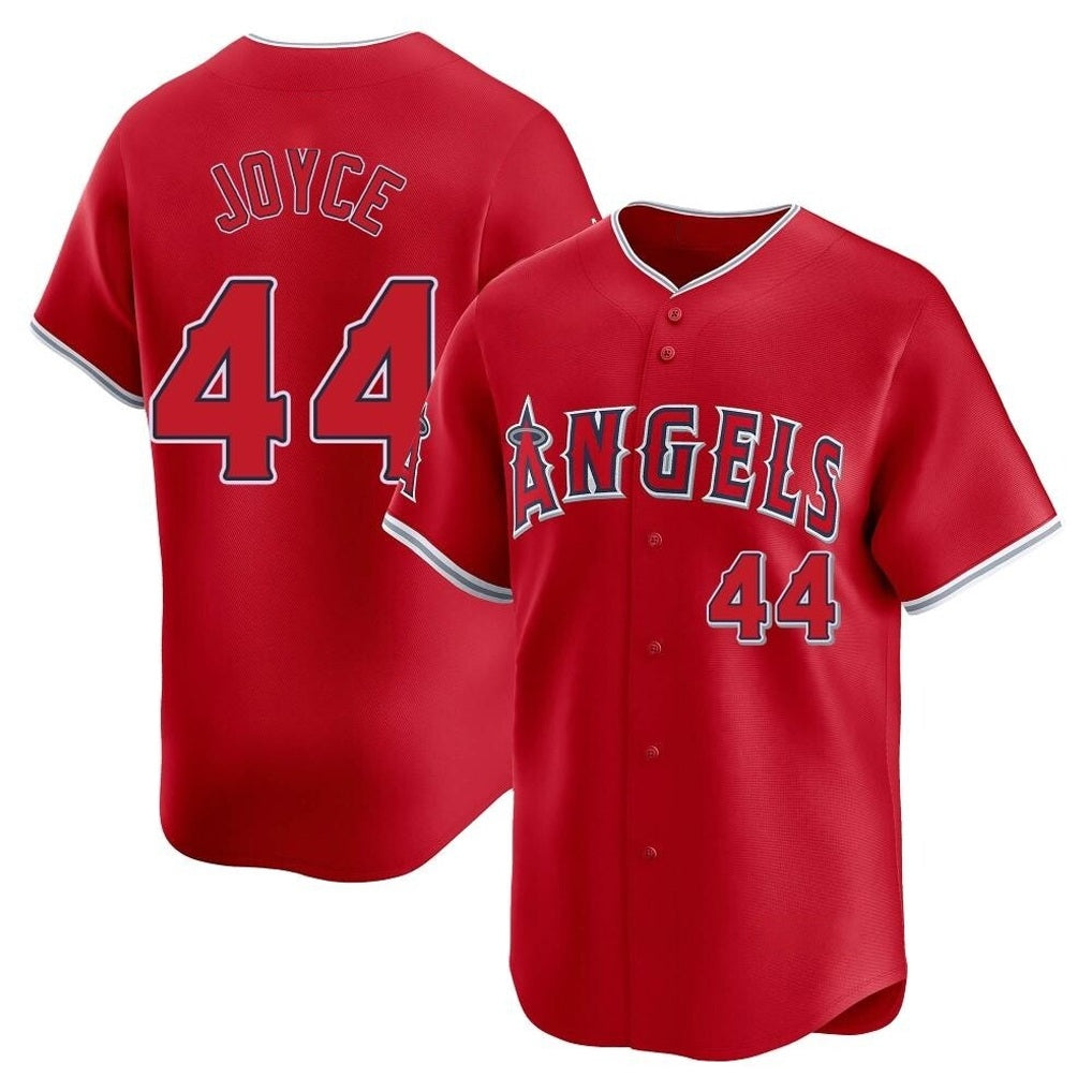 Los Angeles Angels #44 Ben Joyce Player Red MIKSHPS Home Limited Stitched Jerseys