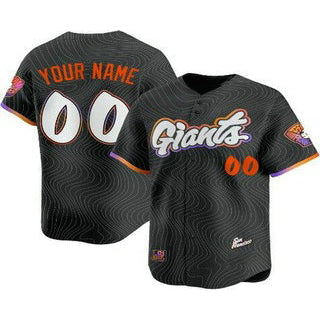 Custom San Francisco Giants Black MIKSHPS 2025 City Connect Limited Jersey