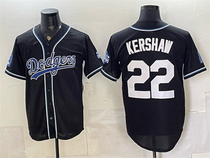 Los Angeles Dodgers #22 Clayton Kershaw B2B Champs 2026 Black MIKSHPS Out Style Vapor Limited Stitched Jersey