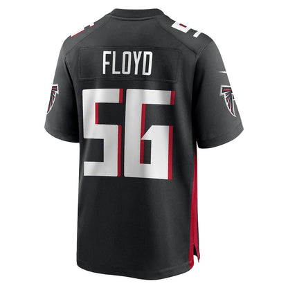 A.Falcons #56 Leonard Floyd Black MIKSHPS Team Game Jersey