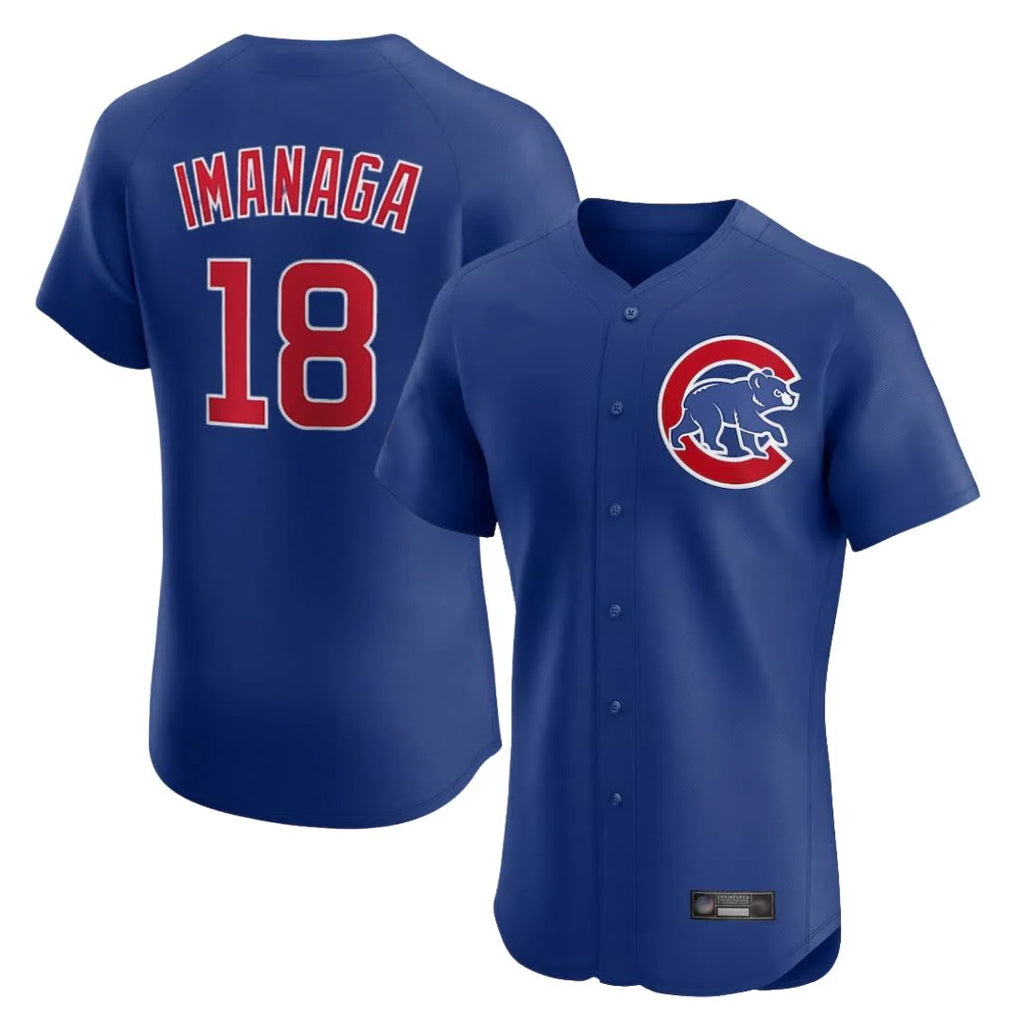 Chicago Cubs #18 Shota Imanaga Player Royal MIKSHPS Limited Elite Home Stitched Jerseys
