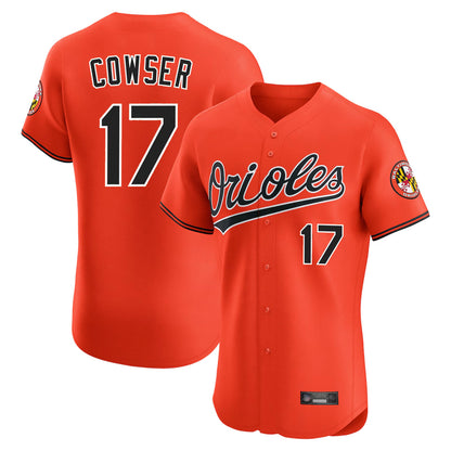Baltimore Orioles #17 Colton Cowser Player Orange MIKSHPS Limited Elite Home Game Stitched Jerseys