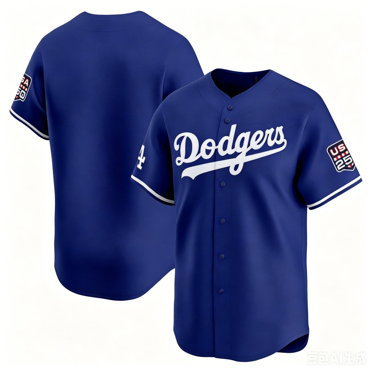 Los Angeles Dodgers Royal MIKSHPS USA 250 Limited Stitched Jersey