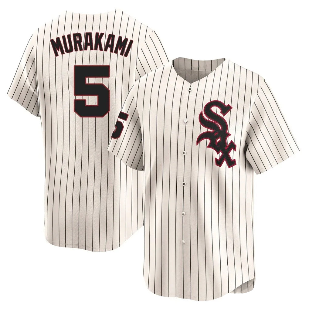 Chicago White Sox #5 Munetaka Murakami Player Cream MIKSHPS Cooperstown Collection Limited Home Stitched Jerseys