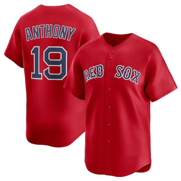 Boston Red Sox #19 Roman Anthony Red MIKSHPS 2024 Alternate Limited Stitched Jersey