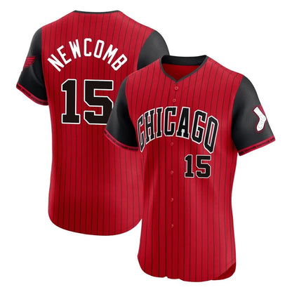 Chicago White Sox #15 Sean Newcomb Player Red MIKSHPS City Connect Limited Elite Home Stitched Jerseys