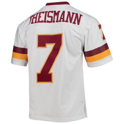 W.Football Team #7 Joe Theismann Mitchell & Ness White MIKSHPS Legacy Replica Jersey