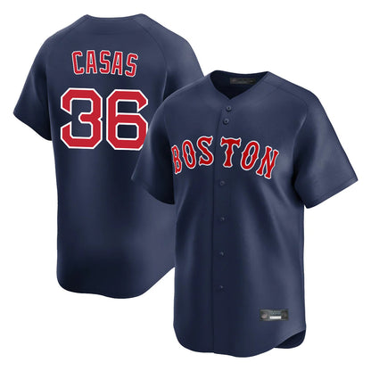 Boston Red Sox #36 Triston Casas Player Navy MIKSHPS Limited Home Game Stitched Jerseys1