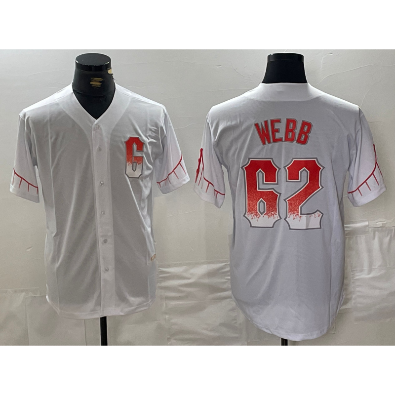 San Francisco Giants #62 Logan Webb White MIKSHPS City Connect Stitched Cool Base Jersey