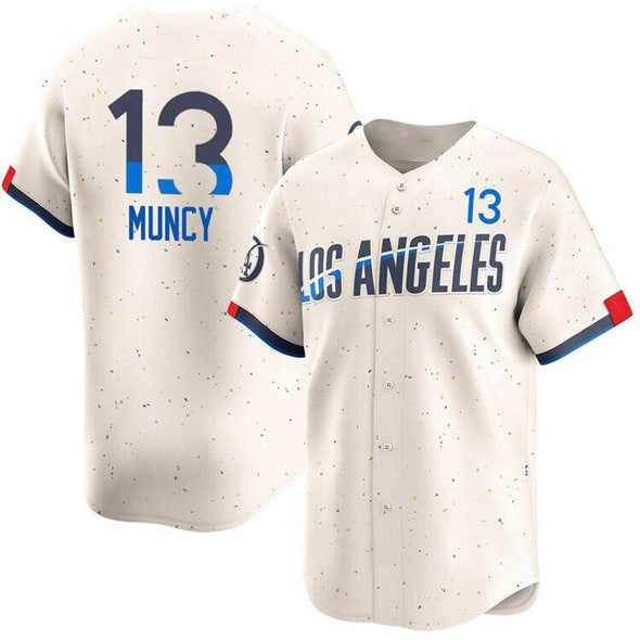 Los Angeles Dodgers #13 Max Muncy Cream MIKSHPS 2024 City Connect Limited Stitched Jersey