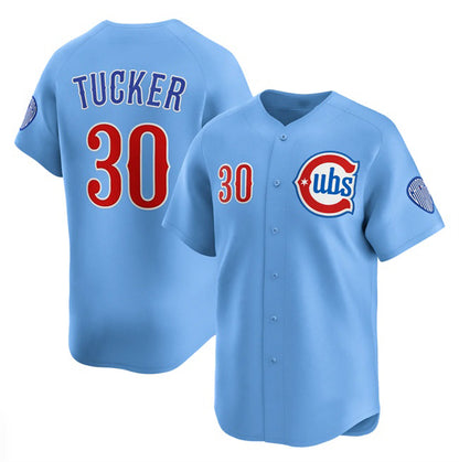 Chicago Cubs #30 Kyle Tucker Blue MIKSHPS 2024-25 2nd Alternate Limited Stitched Jersey