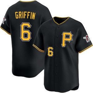 Pittsburgh Pirates #6 Konnor Griffin Black MIKSHPS Alt Limited Jersey