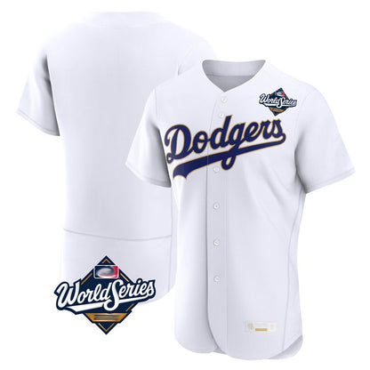 Los Angeles Dodgers Blank Player Gold White MIKSHPS 2026 Collection Stadium Limited Elite World Series Stitched Jerseys