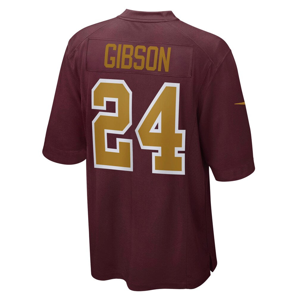 W.Football Team #24 Antonio Gibson Burgundy MIKSHPS Alternate Player Game Jersey