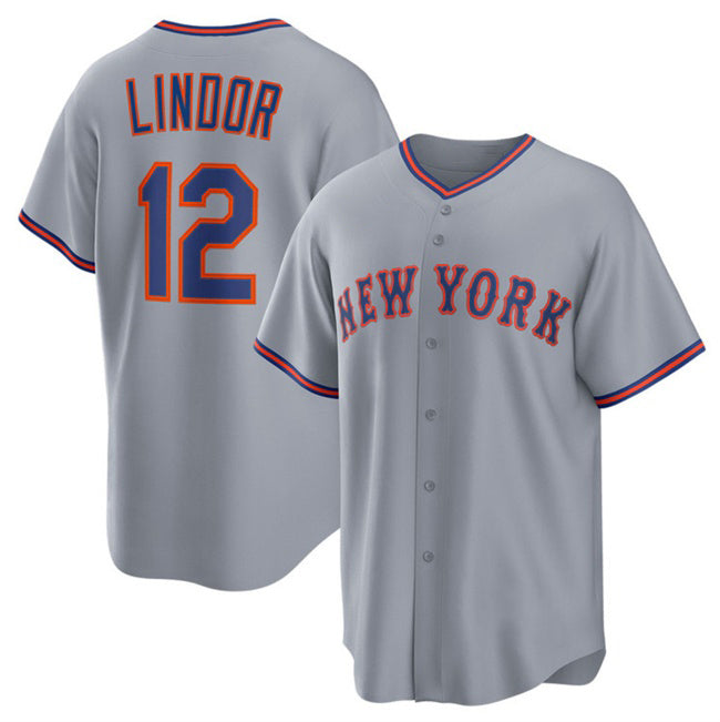 New York Mets #12 Francisco Lindor Gray MIKSHPS 2025 Limited Stitched Jersey