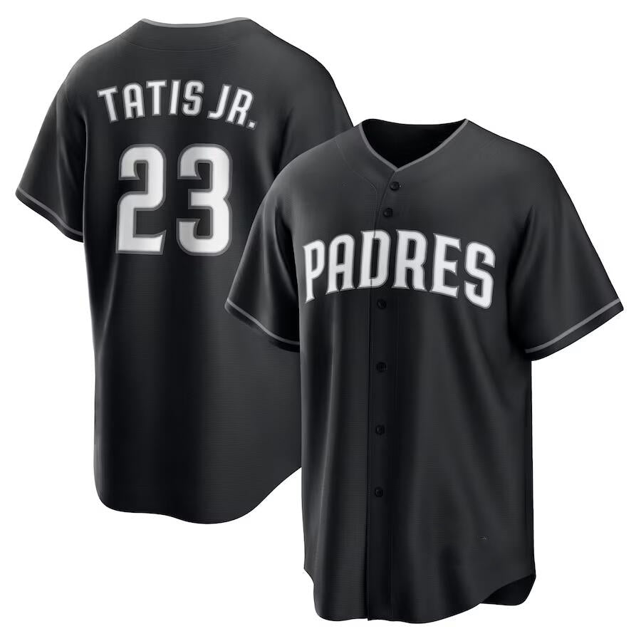 San Diego Padres #23 Fernando Tatis Jr. Black MIKSHPS Limited Stitched Jersey