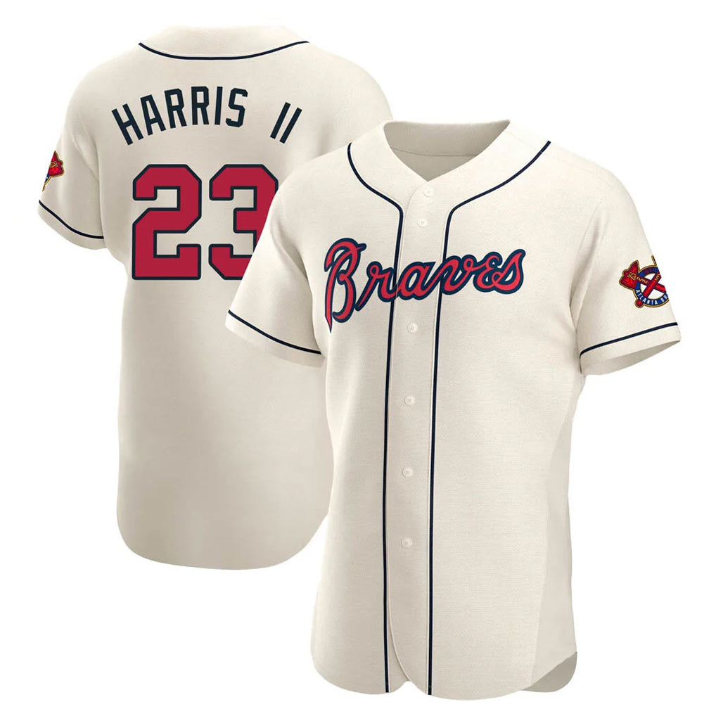 Atlanta Braves #23 Michael Harris II Player Cream MIKSHPS Limited Elite Home Game Stitched Jerseys