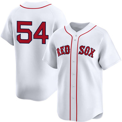 Boston Red Sox #54 Lucas Giolito White MIKSHPS No Name 2024 Home Limited Stitched Jersey