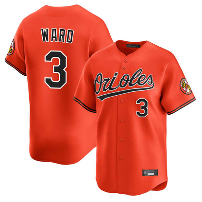 Baltimore Orioles #3 Taylor Ward Player Orange MIKSHPS Limited Home Game Stitched Jerseys