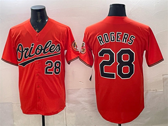 Baltimore Orioles #28 Trevor Rogers Orange MIKSHPS 2025 Limited Stitched Jersey