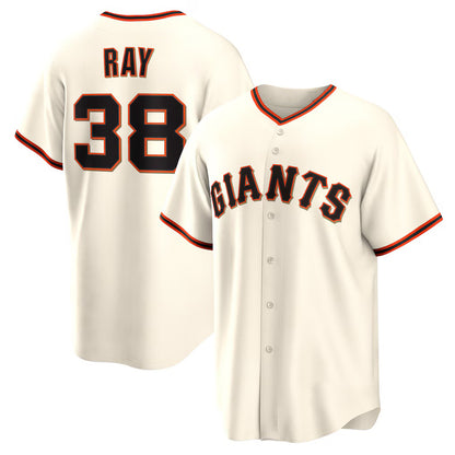 San Francisco Giants #38 Robbie Ray Cream MIKSHPS Home Replica Jersey