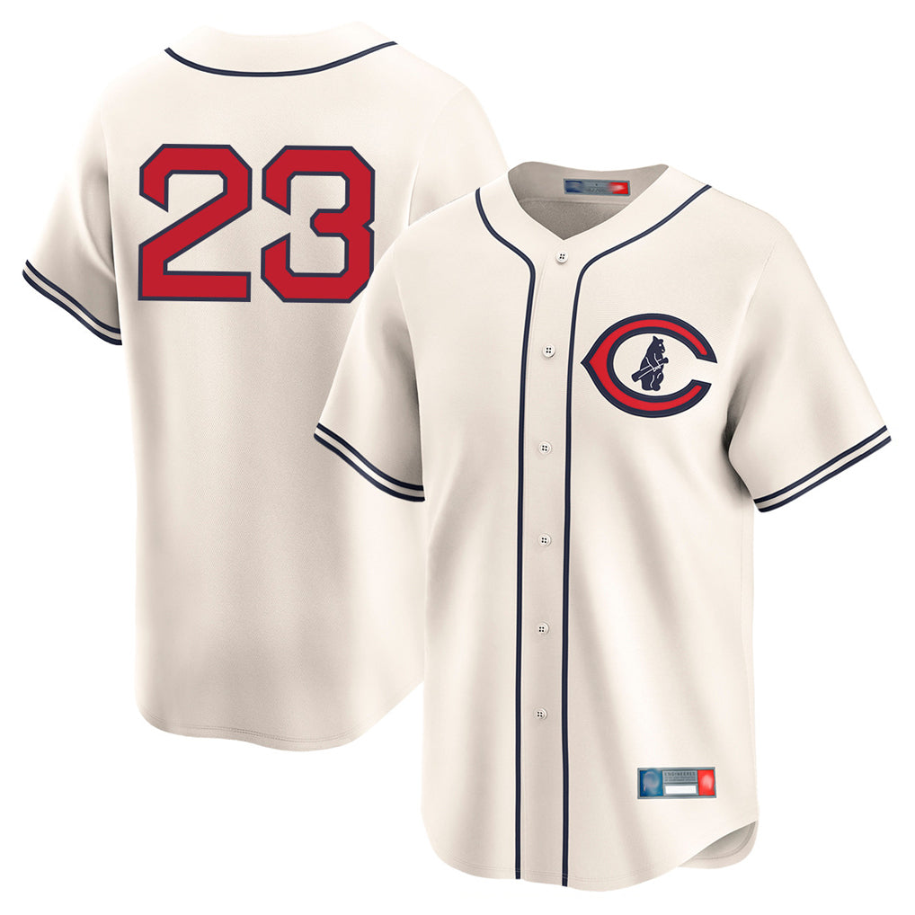 Chicago Cubs #23 Ryne Sandberg Player Cream MIKSHPS Field of Dreams Limited Home Game Stitched Jerseys