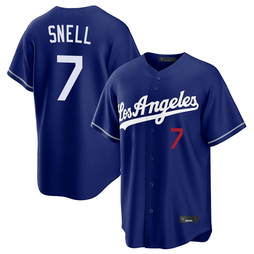 Los Angeles Dodgers #7 Blake Snell Player Royal MIKSHPS Game Home Stitched Jerseys