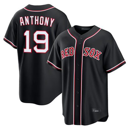 Boston Red Sox #19 Roman Anthony Player Black MIKSHPS Out Home Game Stitched Jerseys