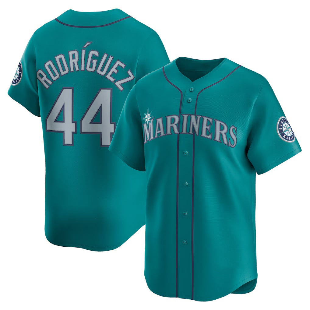 Seattle Mariners #44 Julio Rodr¨ªguez Teal MIKSHPS Alternate Limited Player Jersey