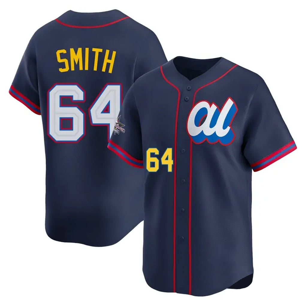 Chicago White Sox #64 Shane Smith Player Navy MIKSHPS Limited American League All-Star Edition Stitched Jerseys
