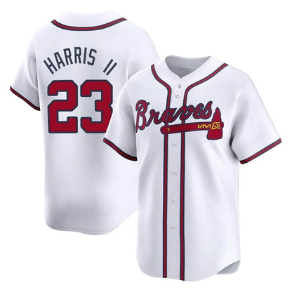 Atlanta Braves #23 Michael Harris II Player White MIKSHPS Limited Home Game Stitched Jerseys