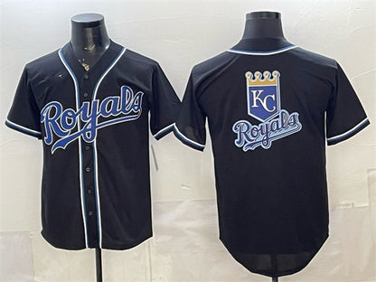 Kansas City Royals Team Big Logo 2026 Fashion Replica Black MIKSHPS Out Stitched Jerseys 2
