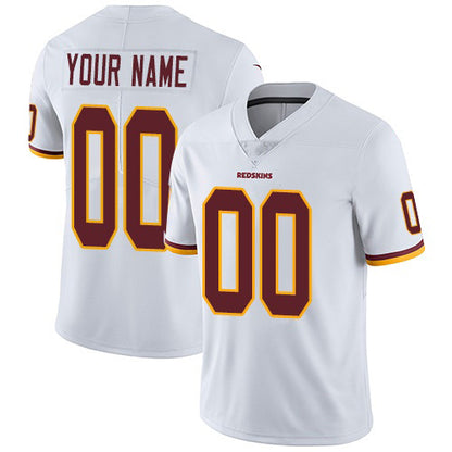 Custom W.Redskins Road White MIKSHPS Vapor Untouchable Limited Jersey