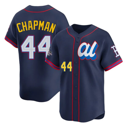 Boston Red Sox #44 Aroldis Chapman Player Navy MIKSHPS American League All-Star Edition Game Stitched Jerseys