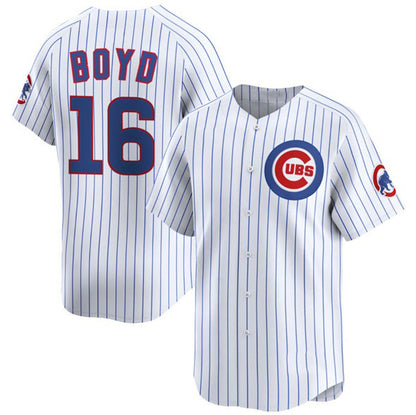 Chicago Cubs #16 Matthew Boyd White MIKSHPS Home Limited Stitched Jersey
