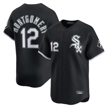 Chicago White Sox #12 Colson Montgomery Player Black MIKSHPS Limited Home Stitched Jerseys