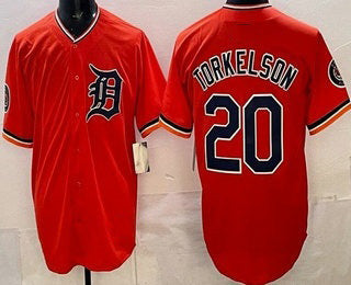 Detroit Tigers #20 Spencer Torkelson Orange MIKSHPS Limited Jersey