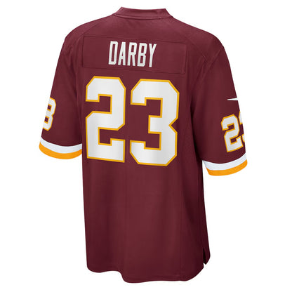W.Football Team #23 MIKSHPSld Darby Burgundy MIKSHPS Team Game Jersey